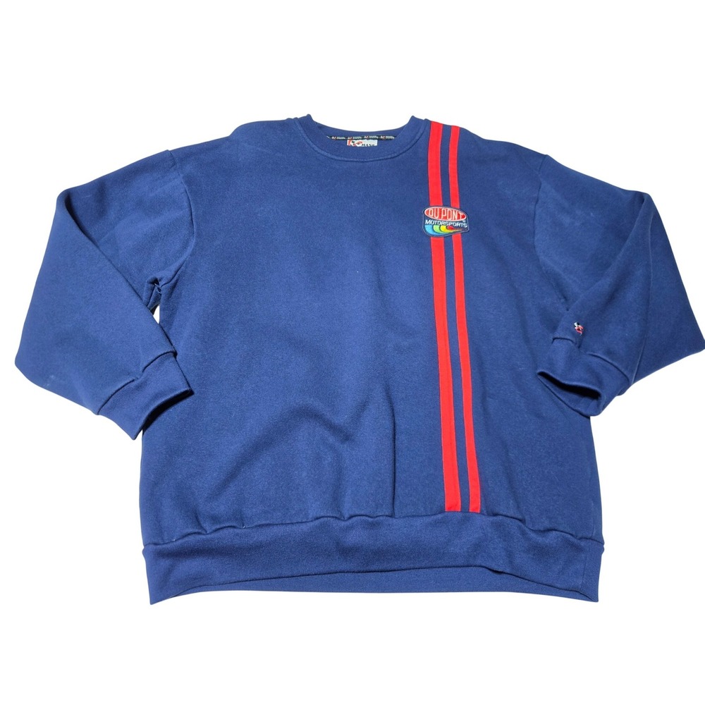 Vintage Chase Authentics Jeff Gordon DuPont Sweatshirt L Blue NASCAR‎